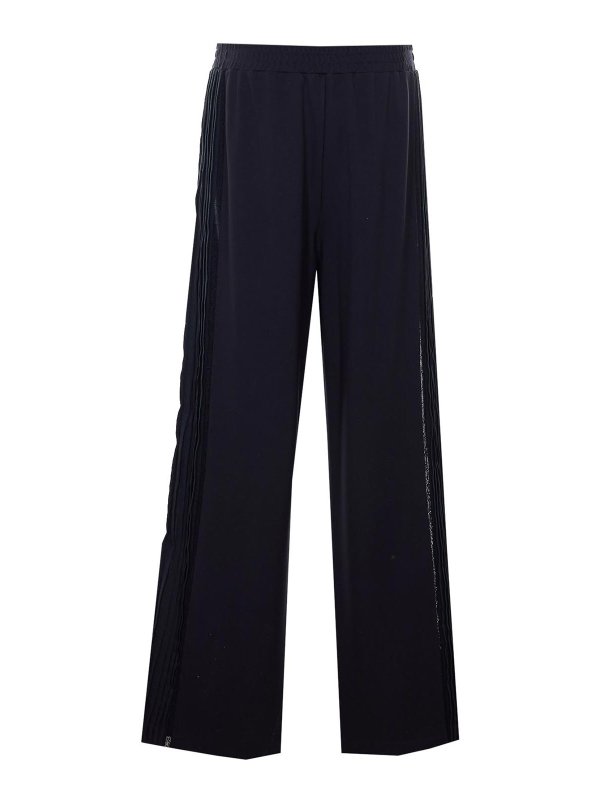 TWINSET: casual trousers online - Black Pants