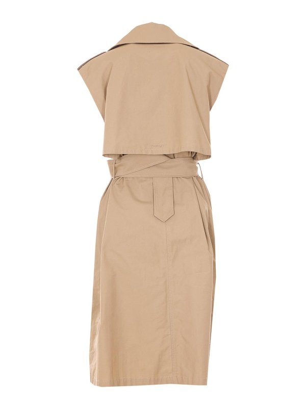 TWINSET: knee length dresses online - Beige Dress