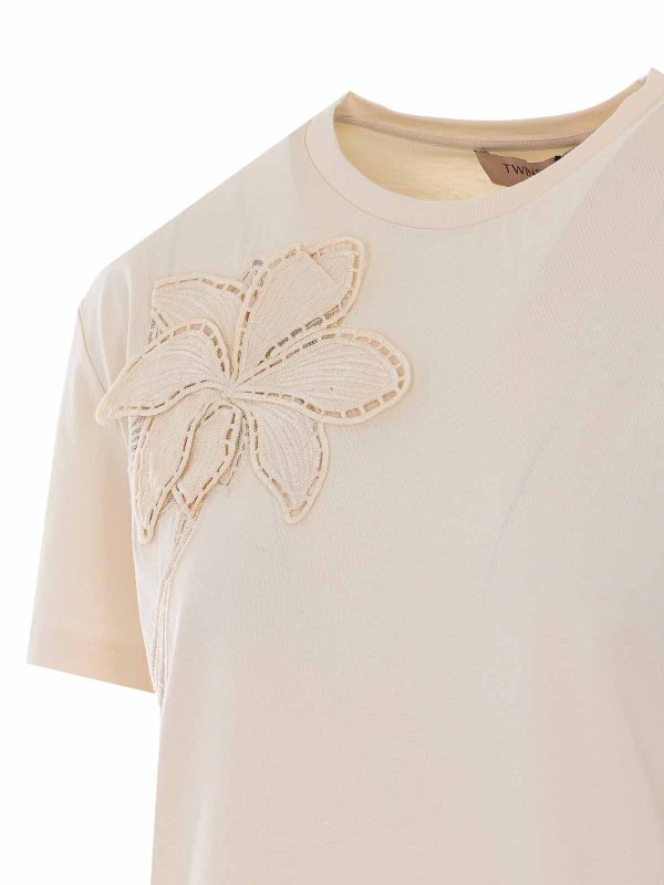 The Best Shops TWINSET: Camisetas - Camiseta - Beis