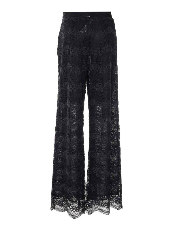 TWINSET: casual trousers online - Black Pants