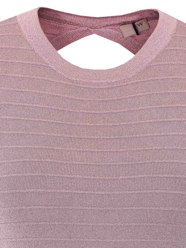 膝丈ドレス - ヌードカラー shop online: TWINSET