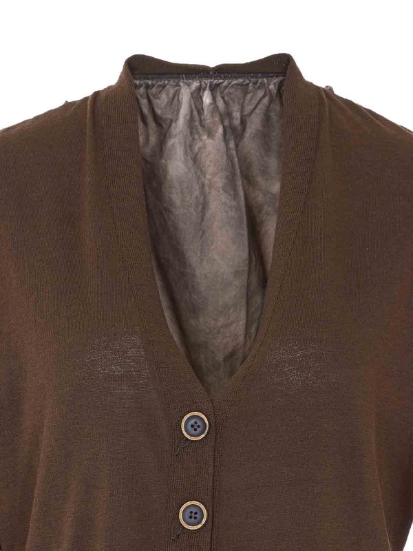 カーディガン - ブラウン shop online: UMA WANG
