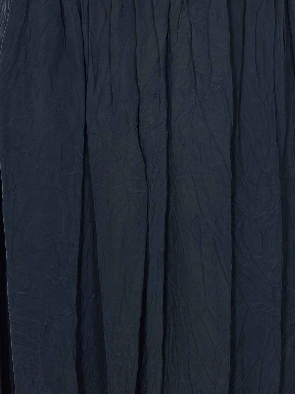 The Best Shops UMA WANG: ニーレングススカート＆ミディ丈 - 膝丈/ミディスカート - ブルー