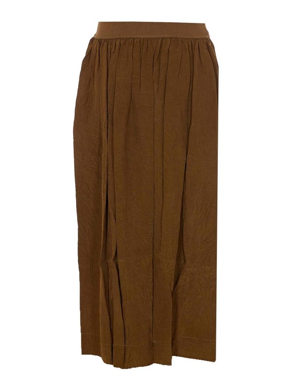 UMA WANG: Knielange und Midi Röcke online - Midirock - Braun