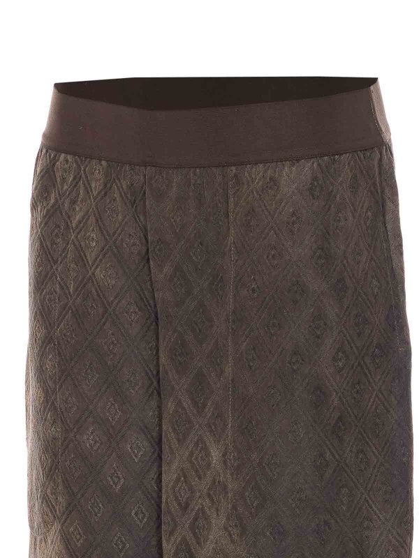 The Best Shops UMA WANG: ベルボトムジーンズ - フレアジーンズ - ブラウン