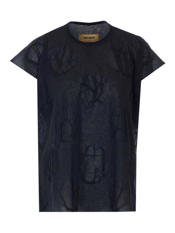 UMA WANG: Tops & Débardeurs - Top - Noir