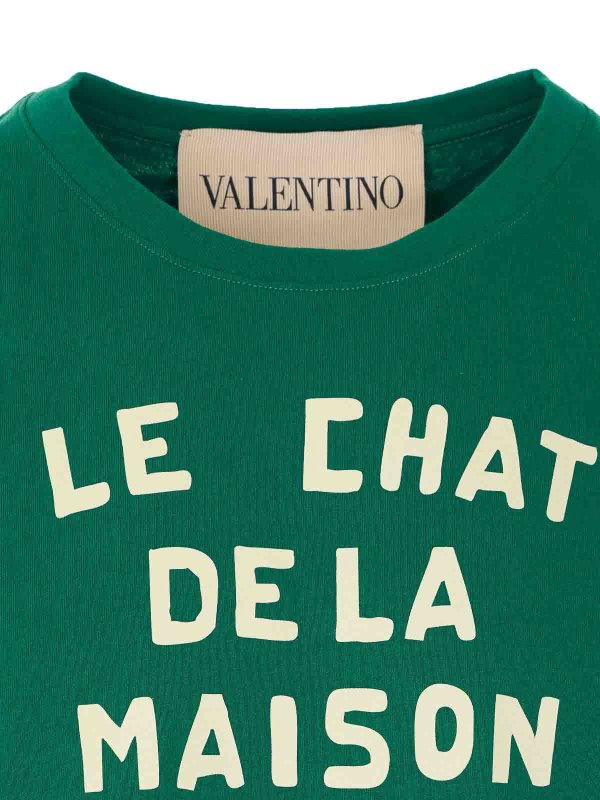 Tシャツ - 緑 Replica 
online: VALENTINO GARAVANI
