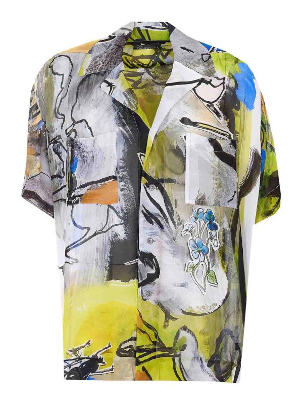 VIVIENNE WESTWOOD: shirts - Multicolor Camp Shirt