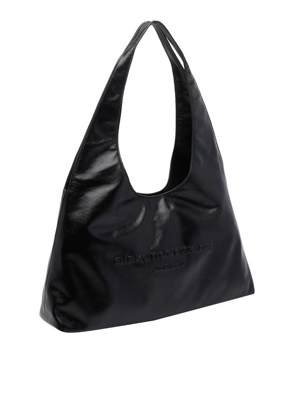 ALEXANDER WANG: shoulder bags online - Black Medium Pike Hobo Bag