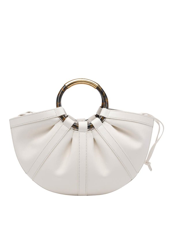 The Best Shops COCCINELLE: totes bags - White Shell Handbag