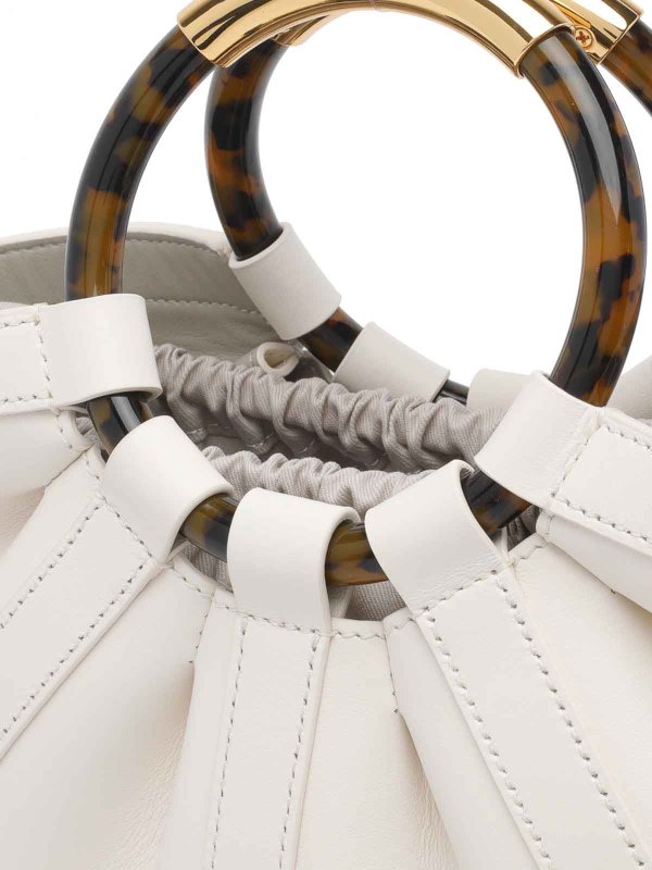 White Shell Handbag Replica 
online: COCCINELLE