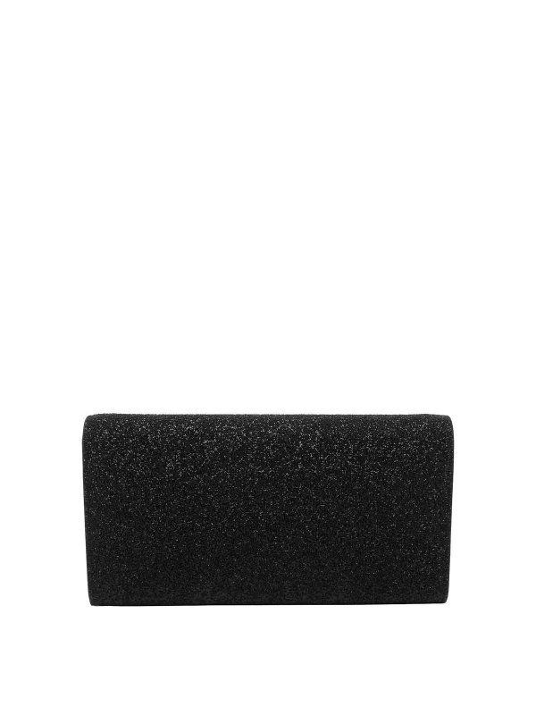 The Best Shops JIMMY CHOO: clutches - Black Emmie Clutch