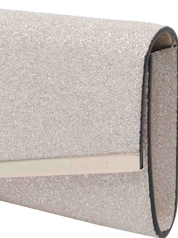 クラッチバッグ - 金 shop online: JIMMY CHOO