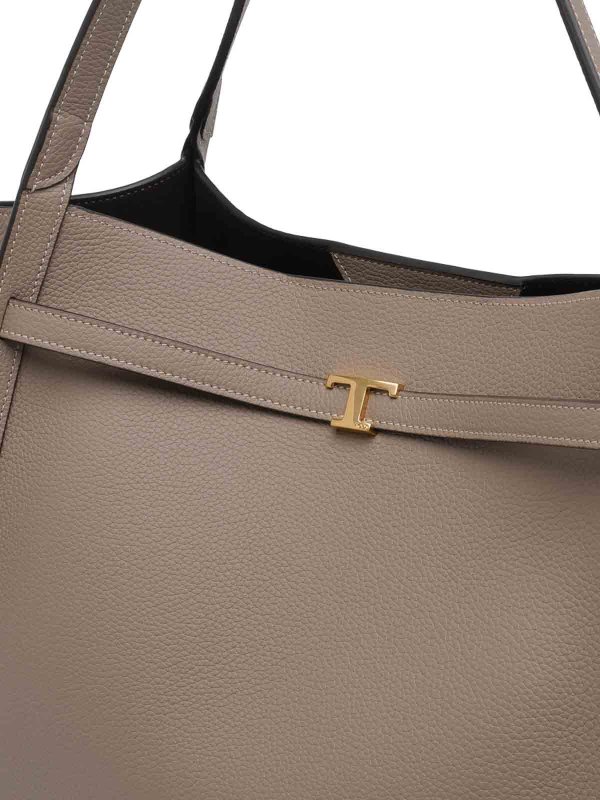 Medium Leather Shopping Bag Replica 
online: TOD