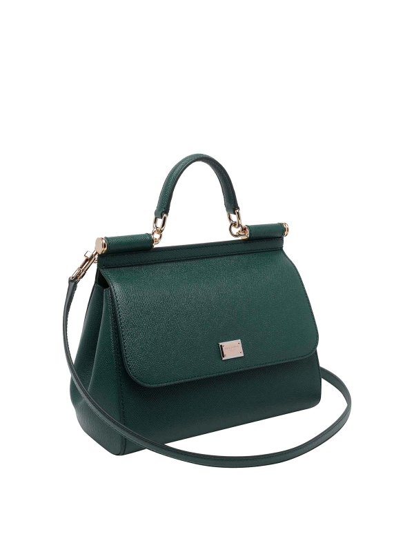 DOLCE & GABBANA: Handtaschen online - Shopper - Grün