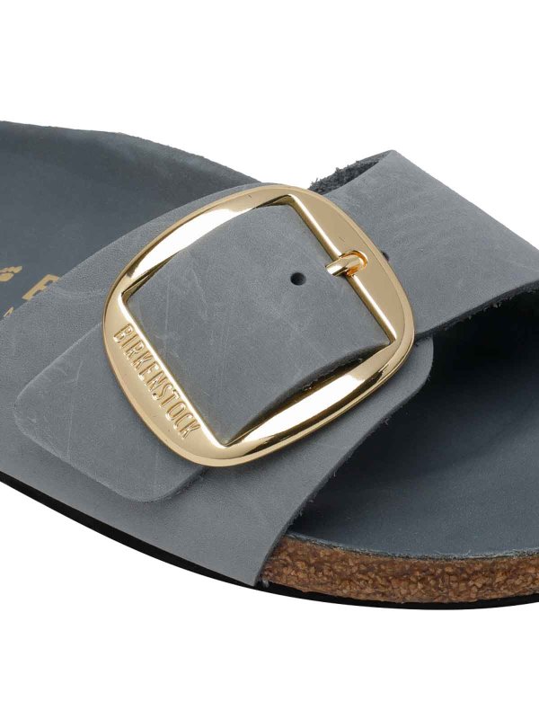 Salt Gray Madrid Big Buckle Sandals shop online: BIRKENSTOCK
