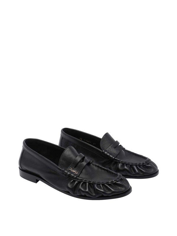 SAINT LAURENT: Loafers & Slippers online - Suede Loafers