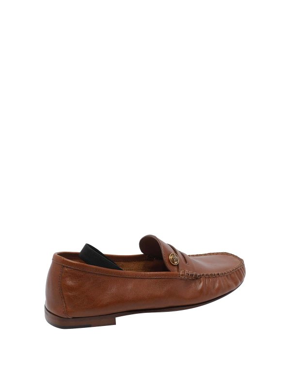 The Best Shops VERSACE: ロファー＆スリッパ - ローファー - ブラウン