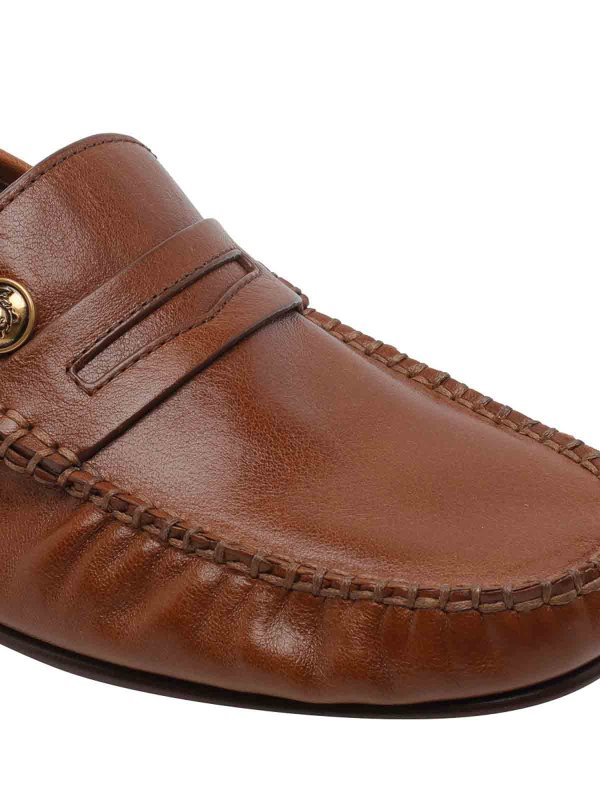 ローファー - ブラウン shop online: VERSACE