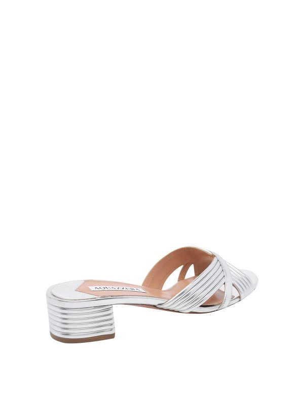 The Best Shops Aquazzura: Sandalen - Sandalen - Silber