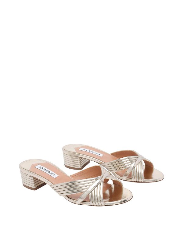 Aquazzura: サンダル online - サンダル - 金