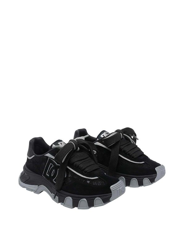 DOLCE & GABBANA: trainers online - Black Dg Country Road Sneakers