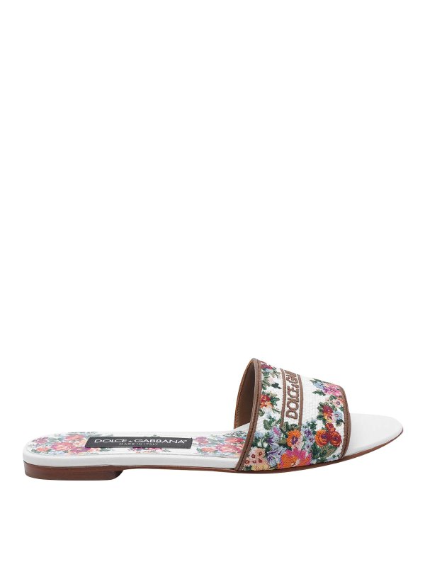 DOLCE & GABBANA: Ballerines - Ballerines - Blanc