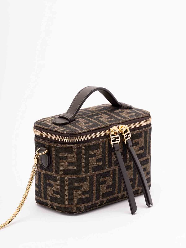 The Best Shops FENDI: Cases & Covers - `Jacquard Ff` Vanity Bag