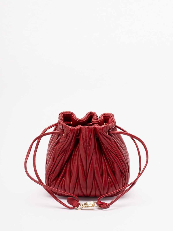 MIU MIU: clutches online - `Matelass` Nappa Leather Pouch