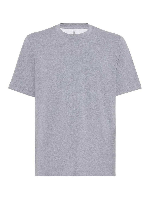 BRUNELLO CUCINELLI: Camisetas - Camiseta - Gris
