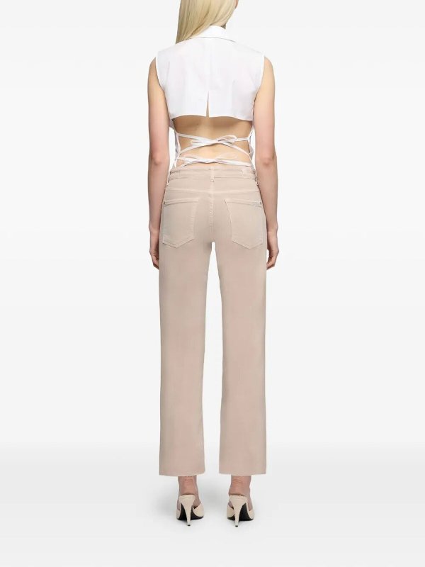 The Best Shops 7 FOR ALL MANKIND: ストレートジーンズ - ストレートジーンズ - ベージュ