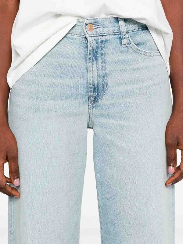 The Best Shops 7 FOR ALL MANKIND: ストレートジーンズ - ストレートジーンズ - ライトブルー