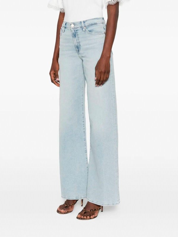 7 FOR ALL MANKIND buy online ストレートジーンズ - ライトブルー