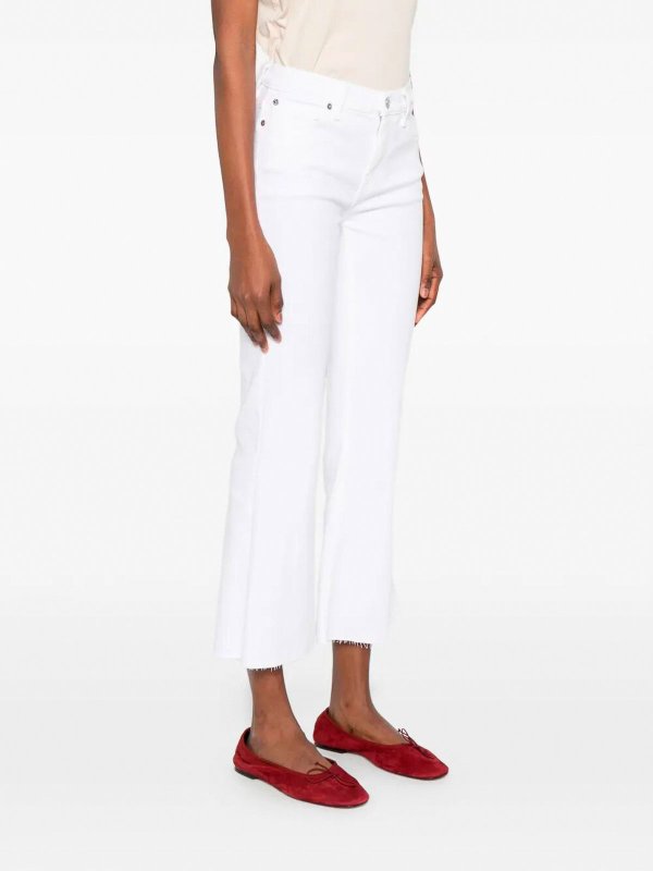 The Best Shops 7 FOR ALL MANKIND: Jeans Rectos - Vaqueros Rectos - Blanco