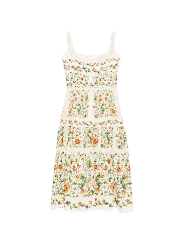 AGUA BY AGUA BENDITA: knee length dresses online - `Nispero Uchuva` Midi Dress