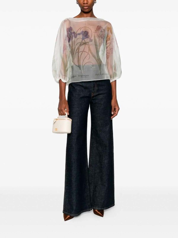 ALBERTA FERRETTI: camicie online - Camicia in organza trasparente