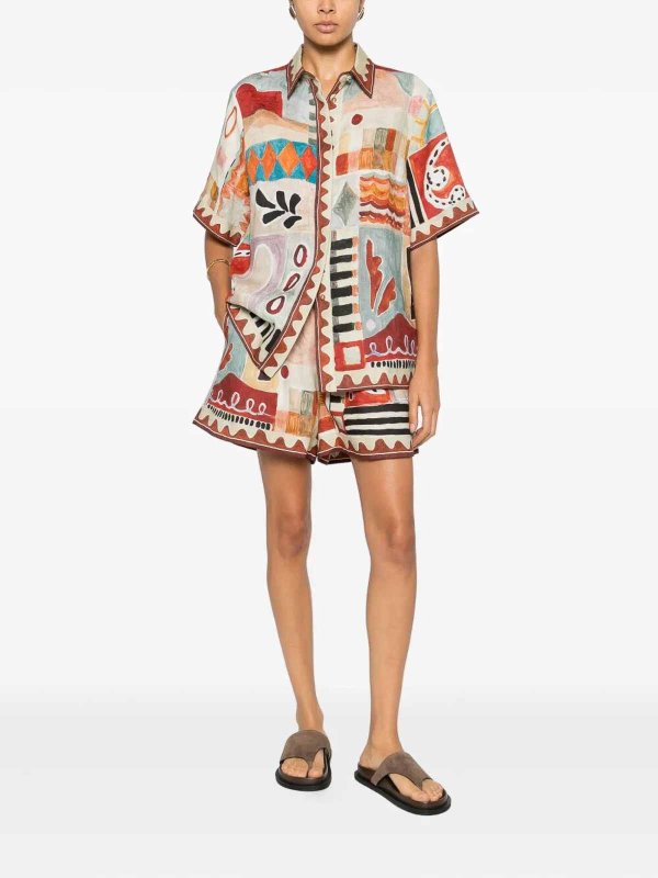 ALEMAIS: トラウザーショーツ online - ショートパンツ - ブルー