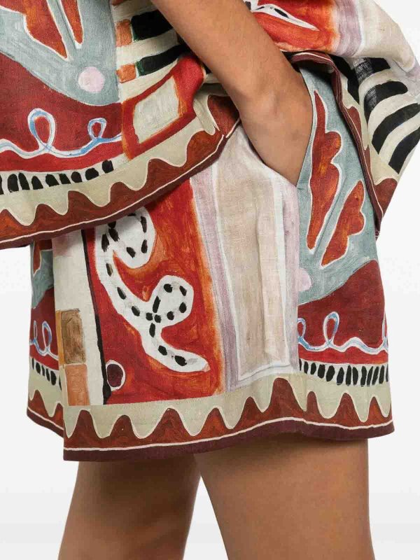 The Best Shops ALEMAIS: トラウザーショーツ - ショートパンツ - ブルー