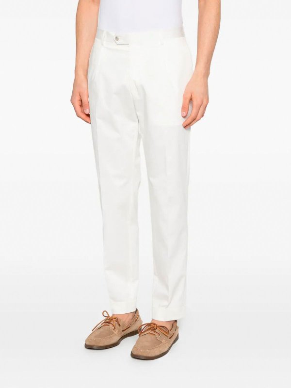 カジュアルパンツ - 白 Replica 
online: BARBA NAPOLI