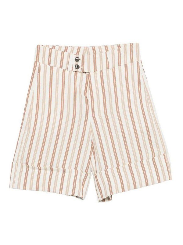 BERWICH: Trousers Shorts - High-Waisted Bermuda Shorts
