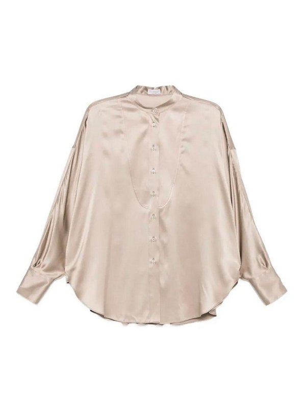 BRUNELLO CUCINELLI: Hemden - Hemd - Camel