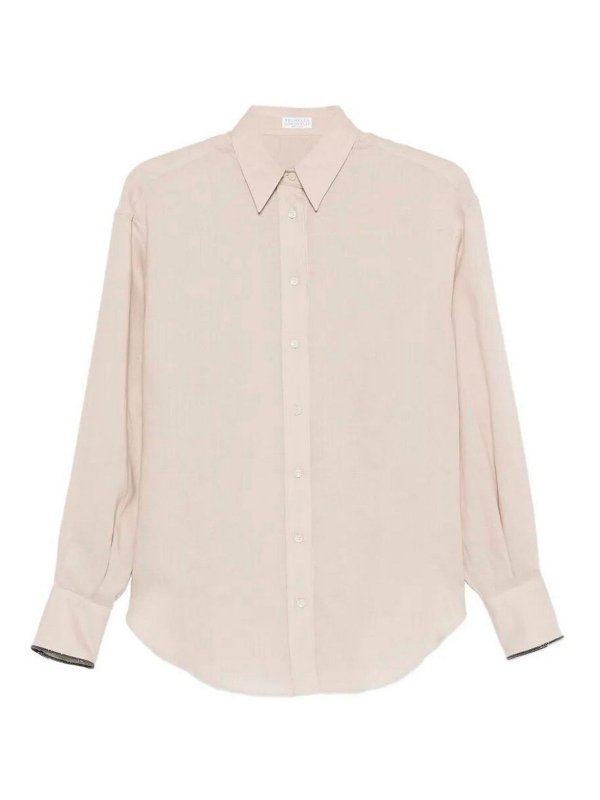 BRUNELLO CUCINELLI: Hemden - Hemd - Beige