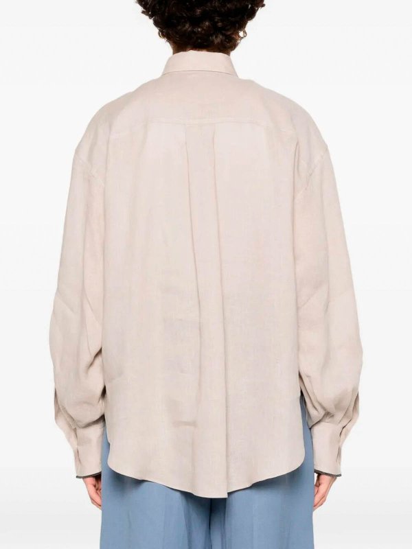 The Best Shops BRUNELLO CUCINELLI: Hemden - Hemd - Beige