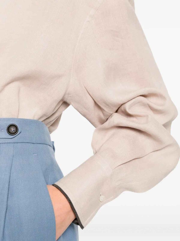 Hemd - Beige shop online: BRUNELLO CUCINELLI