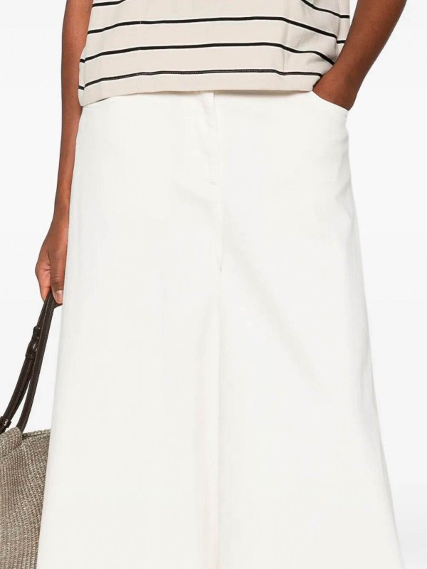 BRUNELLO CUCINELLI buy online ストレートジーンズ - 白