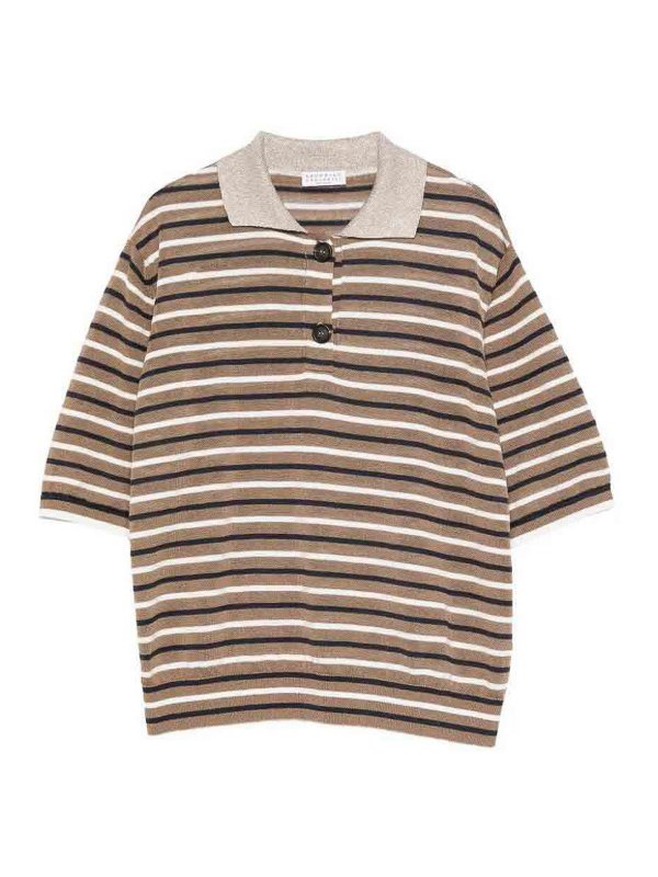 BRUNELLO CUCINELLI: クルーネック - クルーネック - 白