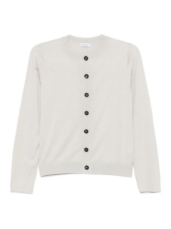 BRUNELLO CUCINELLI: カーディガン - カーディガン - グレー