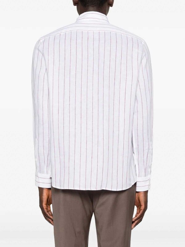 BRUNELLO CUCINELLI buy online Stripe Linen Easy Fit Shirt