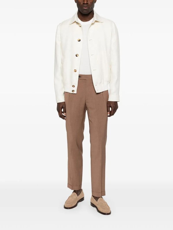 BRUNELLO CUCINELLI: ボンバージャケット online - ボンバージャケット - クリーム