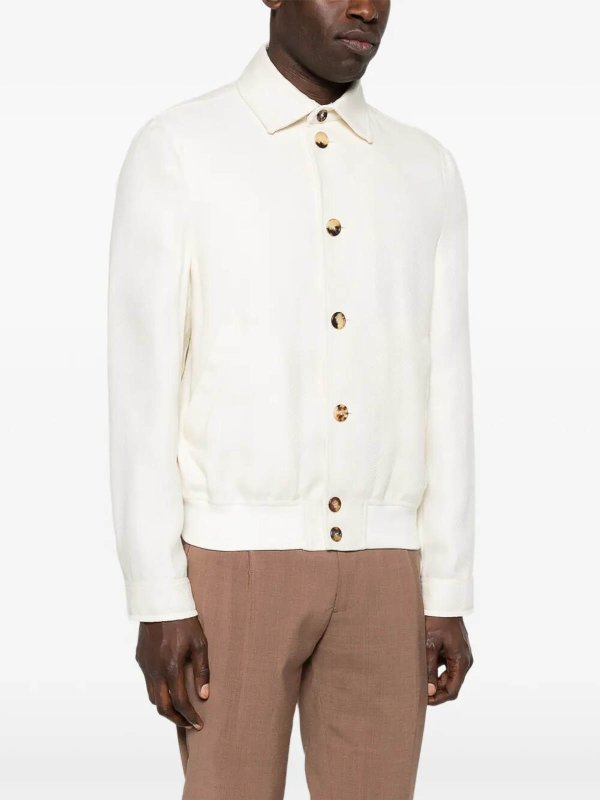 The Best Shops BRUNELLO CUCINELLI: ボンバージャケット - ボンバージャケット - クリーム